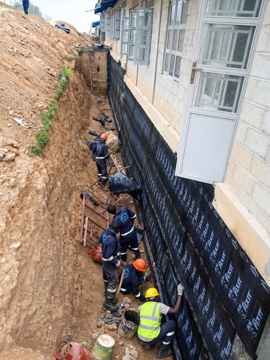 Basement and Foundation Waterproofing with Membrane Systems