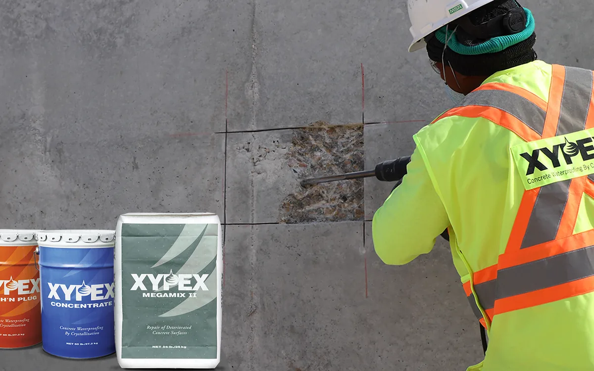 Xypex Concentrate for Existing and Leaking Concrete Structures