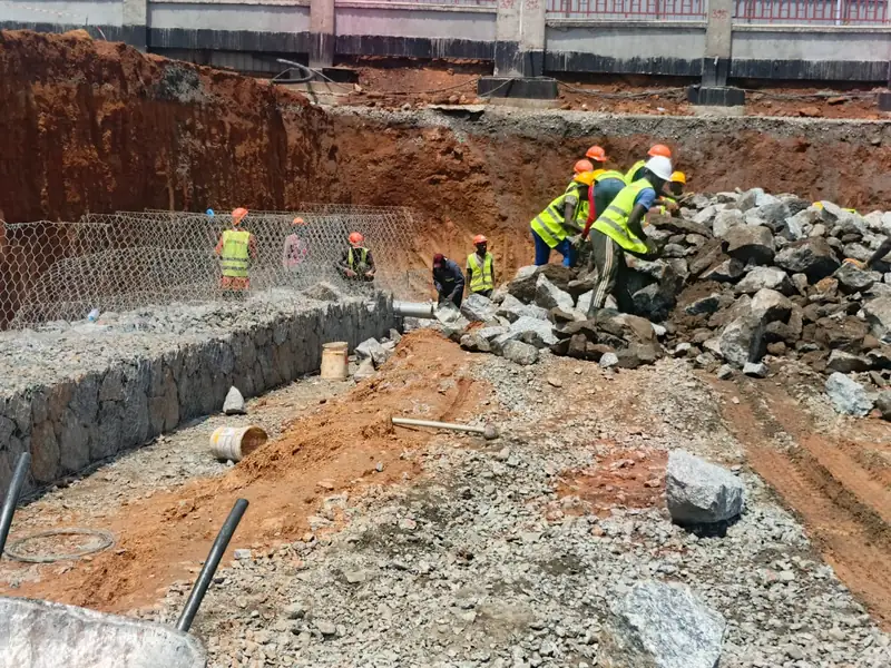 Akii Bua Memorial Stadium — Gabion Works — photograph 6