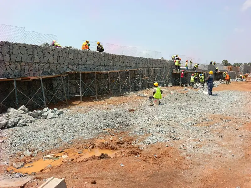 Akii Bua Memorial Stadium — Gabion Works — photograph 8