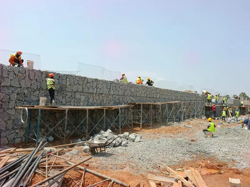 Akii Bua Memorial Stadium — Gabion Works — photograph 9