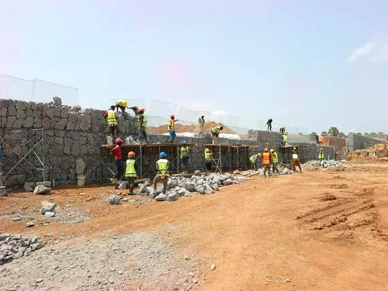 Akii Bua Memorial Stadium — Gabion Works — photograph 10