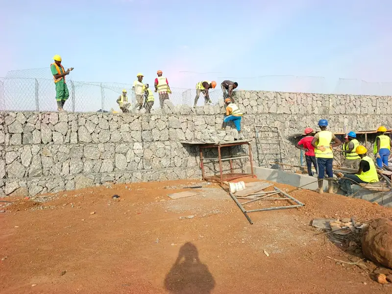 Akii Bua Memorial Stadium — Gabion Works — photograph 11