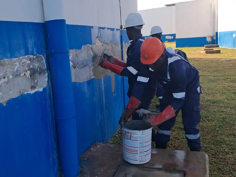 NWSC Nsamba Waterproofing Project — photograph 2