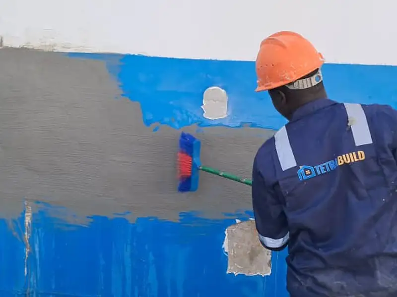 NWSC Nsamba Waterproofing Project — photograph 4