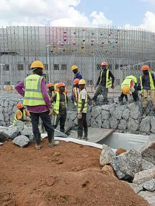 Retaining Structures — Tetrabuild site photograph 1